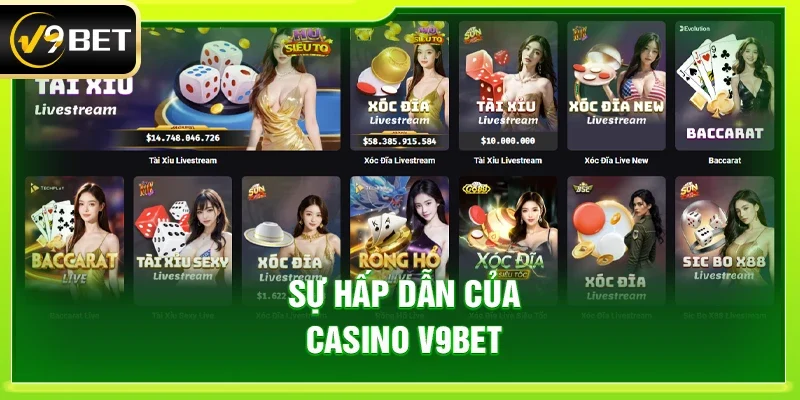 Sự hấp dẫn của casino V9bet